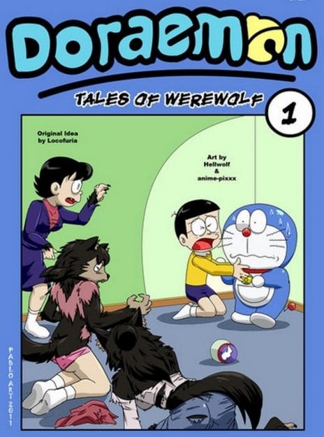 hentai20.top - Doraemon Tales Of Werewolf 1