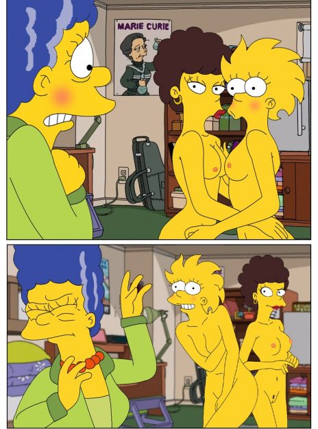 hentai20.top - Marge and Lisa Simpsons go Lesbian – The Simpsons