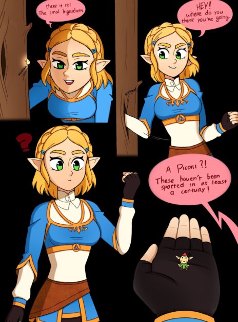 hentai20.top - A Minor Side Quest – Giantess Zelda – Punishedmosquito