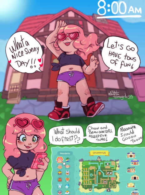 hentai20.top - Animal Crossing: Busy Day – Magnta