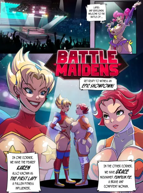 hentai20.top - Battle Maidens Karen vs Grace – Crisisbeat