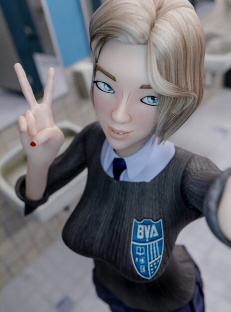 hentai20.top - Gwen Stacy Bathroom Selfies – Citrus2077