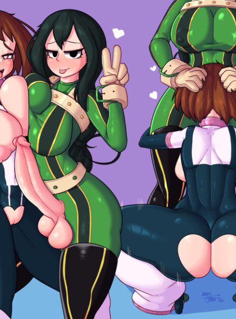hentai20.top - Tsuyu Asui x Ochako Uraraka – cuchuflin