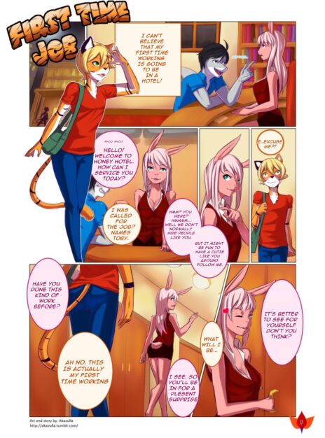 hentai20.top - First Time Job – Akazulla
