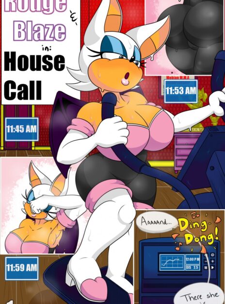 hentai20.top - Rouge and Blaze in House Call
