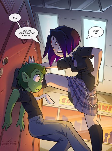 hentai20.top - Raven & Beast Boy – TheOtherHalf