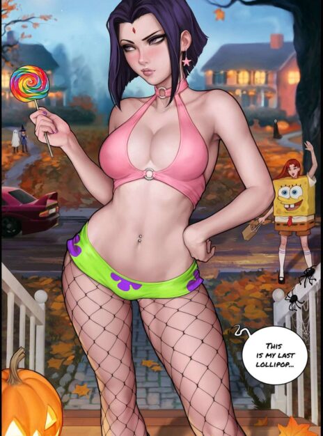 hentai20.top - Raven In Patrick’s Costume! – Aroma Sensei
